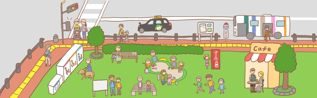 家の中の様子のイラスト