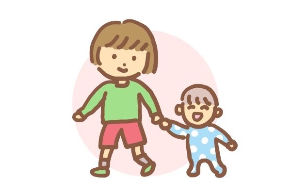 兄弟・姉妹のイラスト